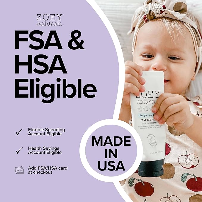 Baby Diaper Cream - Pediatrician & Dermatologist Approved - Zinc Oxide & Kaolin Clay Rash Protectant for Soothing Relief & Healing - Mom's Choice Award Winner - Fragrance Free 3.4 oz