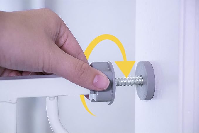 Regalo Extra Tall Baby Safety Gate for Doorways & Bottom of Stairs, Pressure Mount Design for Babies, Toddlers & Pets, Tested & Safe for 30 Years, American Designed, Family Owned