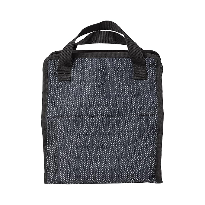 Dr. Brown’s Fold & Freeze Bottle Tote, Breastfeeding Essential Cooler Bag, 6 Baby Bottles Milk Storage - Black