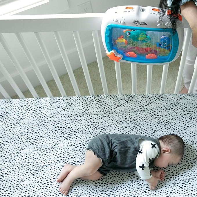 Baby Einstein Sea Dreams Soother Musical Crib Toy and Sound Machine, Newborn and up