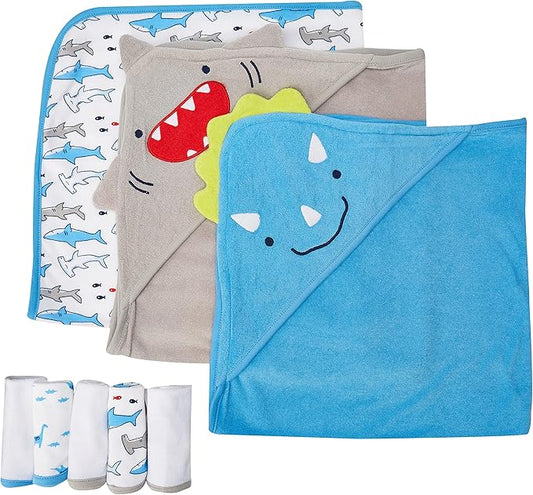 Simple Joys by Carter's baby-girls 8-piece Towel and Washcloth Set